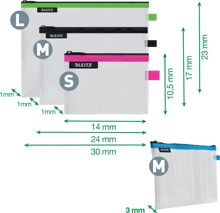 Immagine prodotto Leitz Tasca con zip WOW (A4+, 4 x)