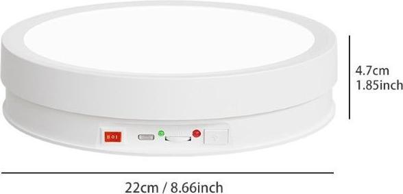 Immagine prodotto MU Classic Giradischi elettrico a LED a 360° (Ulteriori accessori)
