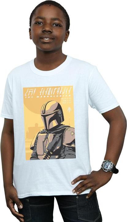 Immagine prodotto Star Wars The Mandalorian Art Poster Maglietta Ragazzi (128)