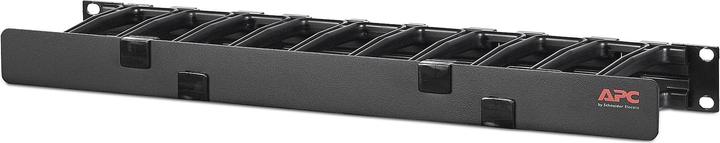 APC Horizontal Cable Manager 1Ux4Zoll 10 cm Deep SingleSided with Cover