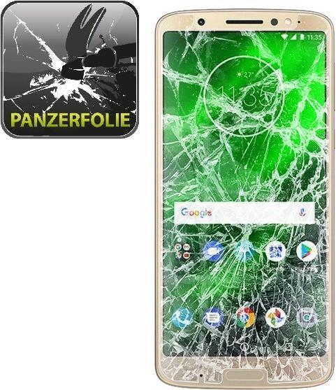 Produktbild Protectorking 2x Panzerfolie Anti-Shock HD Klar (2 Stück, Motorola Moto G6 Plus)
