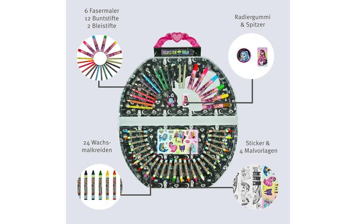 Image du produit Undercover Malset Monster High 51-teilig, Altersempfehlung ab: 11