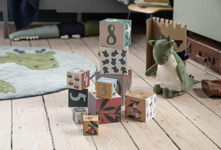 Actual product image Sebra Stacking blocks, 10 pcs, Pixie/Dragon, FSC Mix