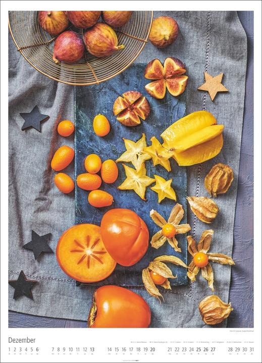 Produktbild Food Gallery Kalender 2026 (49 x 68 cm, Harter Einband, Deutsch)