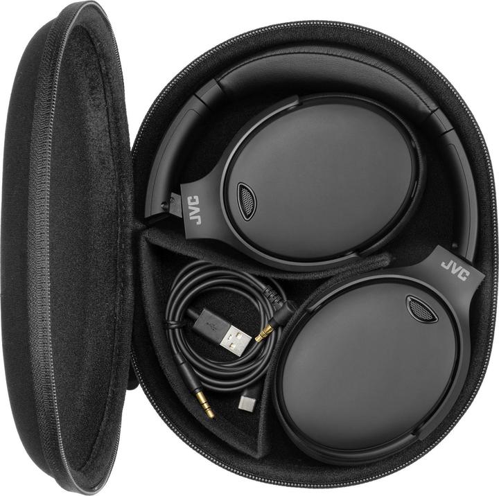 Actual product image JVC HA-S100N - Headphones with microphone - full size - Bluetooth - wireless, wired - active G (ANC, 25 h, Cable)