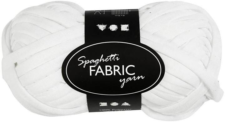 Actual product image Creativ Company Fabric yarn Spaghetti White (35 m)