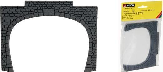 Produktbild Noch H0 Tunnel-Portal 2gleisig Kuns