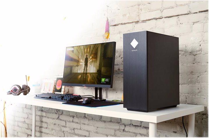 Produktbild HP Omen (Intel Core i7-10700F, 16 GB, 1000 GB, GeForce RTX 2060)