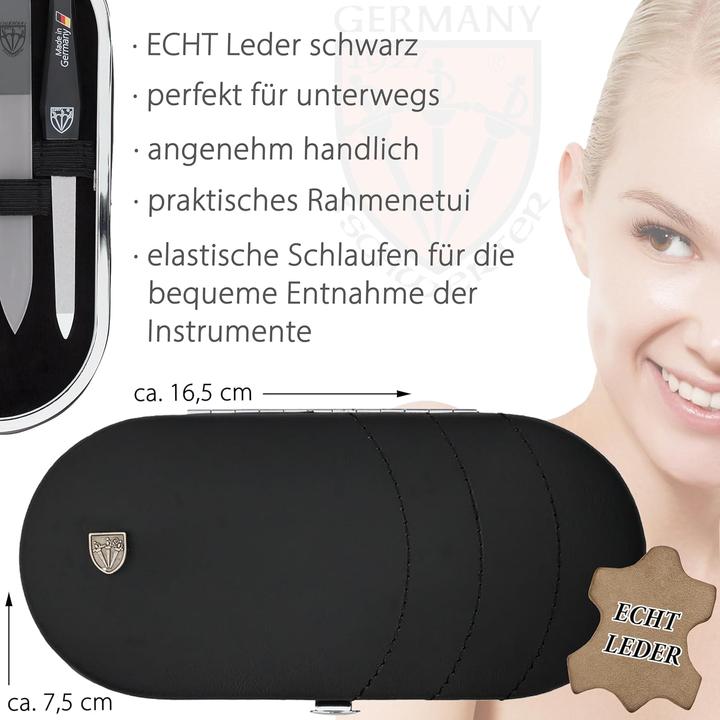 Actual product image Kellermann Manicure set 'Vittoria', black
