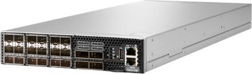 Image du produit HPE 25GbE 18SFP28 4QSFP28 Power to Connector Airflow Half Width Switch SN2010M avec NVIDIA Cumulus (18 Ports)
