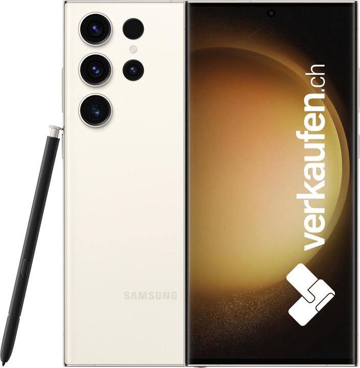 Produktbild verkaufen.ch Galaxy S23 Ultra 5G (512 GB, Cream, 6.80", Dual SIM, B / Sehr gut)