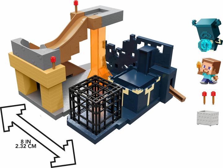 Actual product image Minecraft Mini Mode Rise of the Warrior playset
