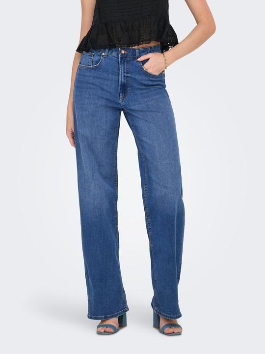 Immagine prodotto Only ONLJUICY Hohe Taille Weiter Beinschnitt Jeans Jeans mit weitem Bein (W27/L30)