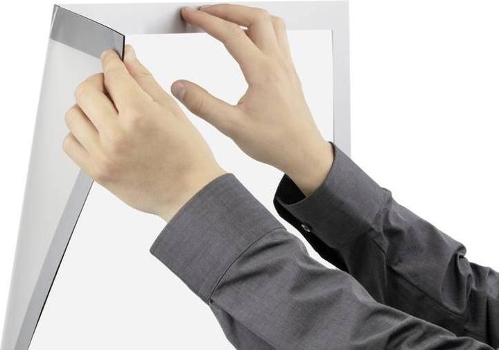 Actual product image Durable DURAFRAME® POSTER information frame, self-adhesive, for format A1, black, pack