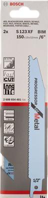 Produktbild Bosch Professional Zubehör Säbelsägeblatt S 123 XF Progressor for Metal, 5er-Pack
