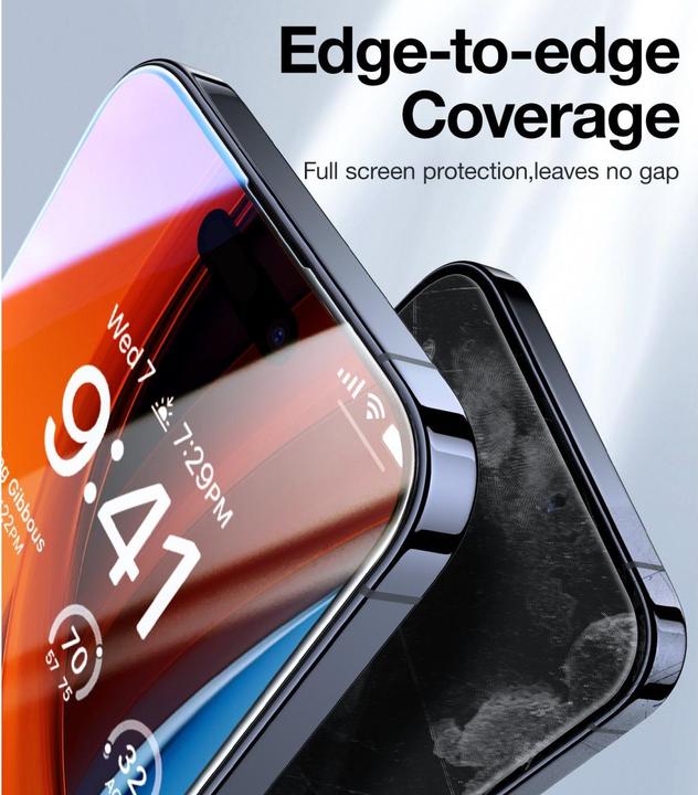 Image du produit Torras GlassGo Privacy Panzerglas (1 pièce(s), Apple iPhone 15 Pro)