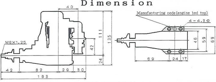 Actual product image Saito FA-150b 4t motor