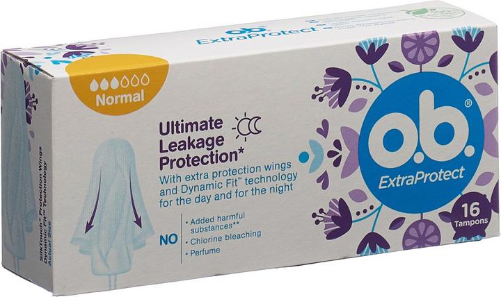 Actual product image o.b. Extra Protect (16 x, Regular)