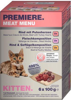 Immagine prodotto Premiere Menu Carne Gattino Mulitpack (Junior, 6 pz., 100 g)
