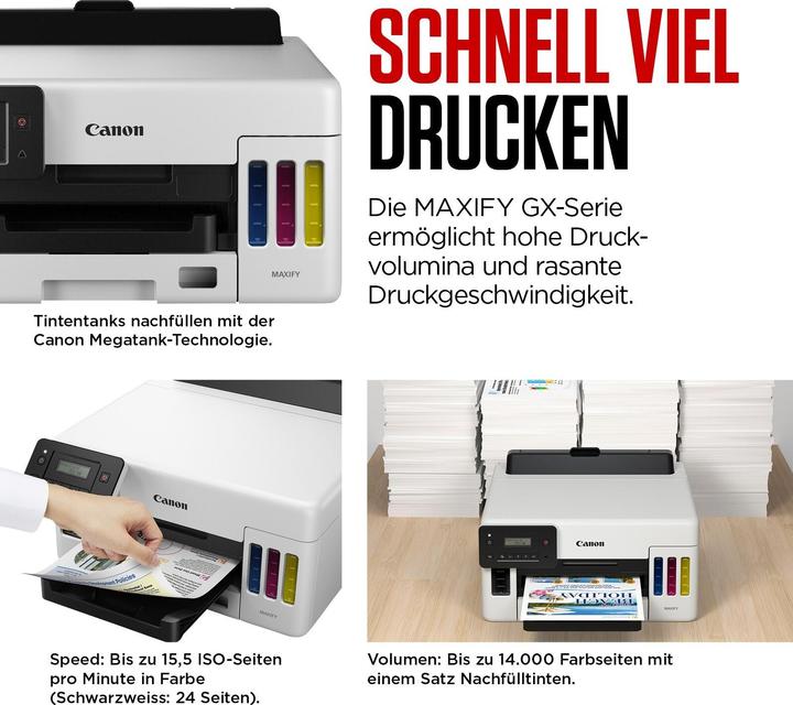Produktbild Canon MAXIFY GX1050 (Tintentank, Farbe)