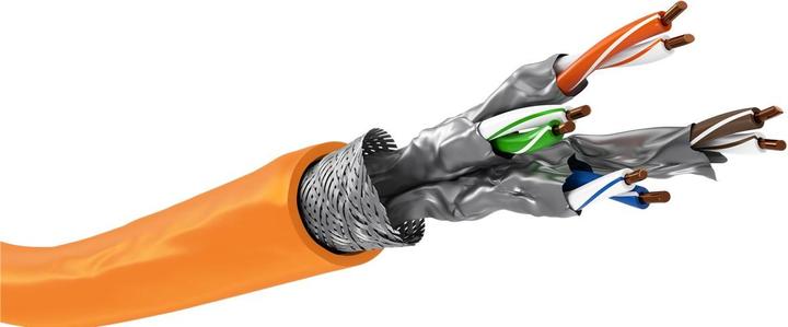 Produktbild Goobay Netzwerkkabel CAT 7a S/FTP 4 x (S/FTP, CAT7a, 250 m)
