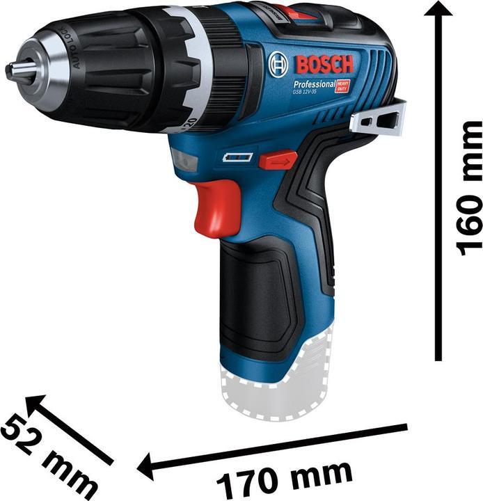 Produktbild Bosch Professional GSB 12V-35 (Akkubetrieb)