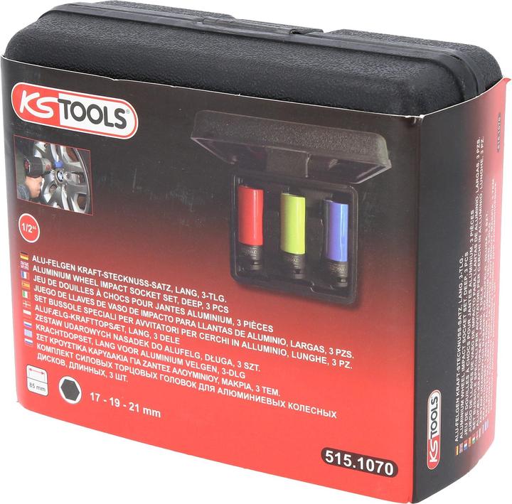 Produktbild KS Tools Stecknuss Satz (21 mm, 18 mm, 20 mm, 19 mm, 17 mm)