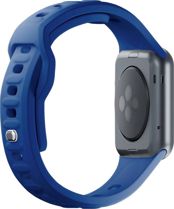 Produktbild 3MK Silicone Watch Strap Niebieski/Blue dla Apple Watch 42/44/45/49mm (Silikon, Edelstahl, 3, 4, 9, Ultra)