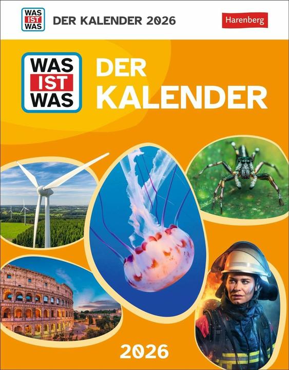 Actual product image Harenberg WAS IST WAS Der Kalender Tagesabreisskalender 2026 - Kinderkalender (German)
