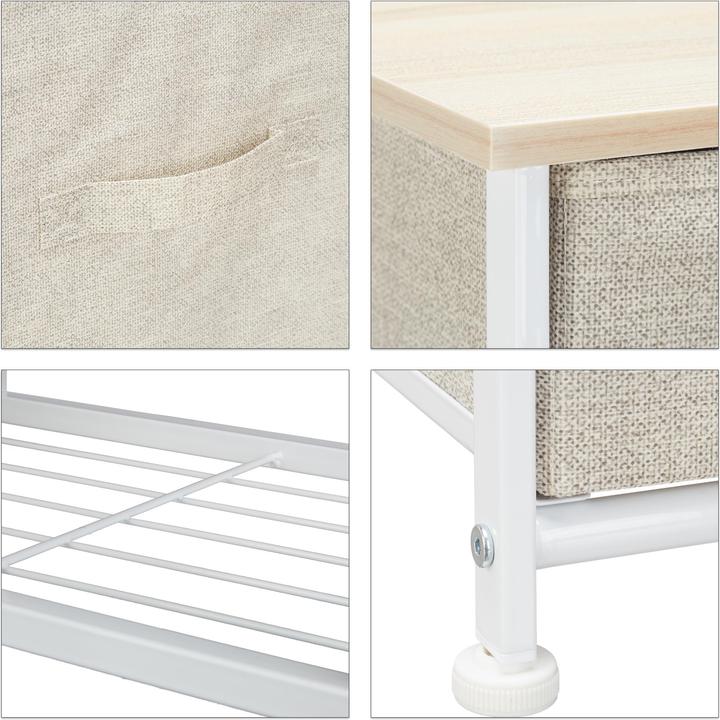 Immagine prodotto Relaxdays Cassettiera in diverse varianti (84 x 29 x 76 cm)