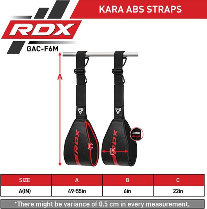 Actual product image Rdx Gym Abs Strap F6 Matte Golden