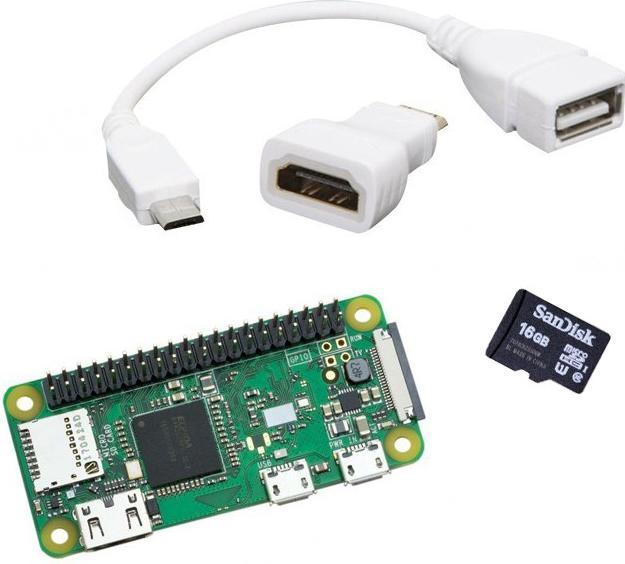HutoPi Raspberry Pi 0 WH - Budget Kit