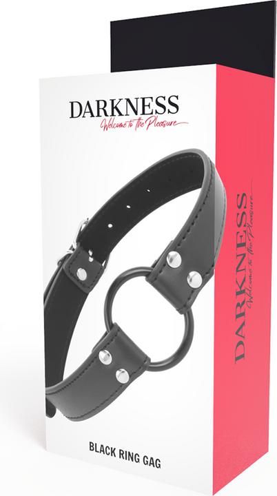Actual product image Darkness Black Gag Ring 3.6cm