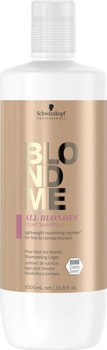 Schwarzkopf Blondme - All Blondes Light Shampoo (1000 ml, Flüssiges Shampoo)