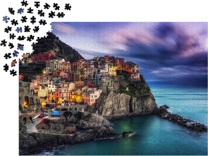 Immagine prodotto Enjoy Puzzle ENJOY-1077 - Manarola al tramonto, Cinque Terre, Italia, puzzle da 1000 pezzi (1000 pezzi)