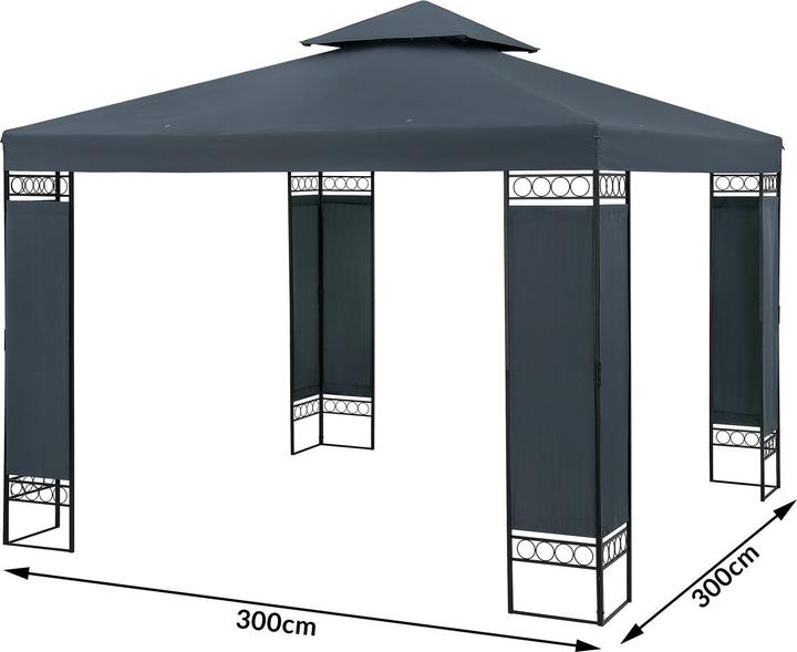 Produktbild Casaria Pavillon Lorca 3x3m (300 cm, 300 cm)