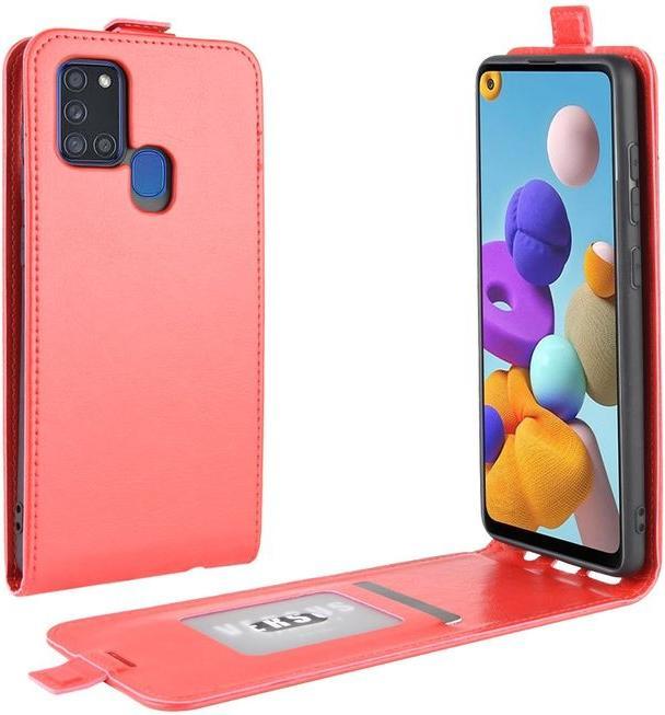 Actual product image MU Classic Leather Flipcase Cover (Samsung Galaxy A21s)