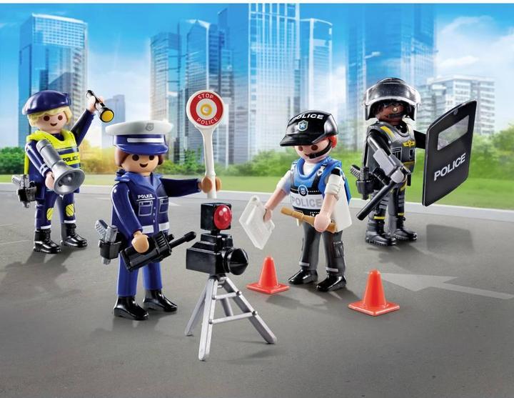 Produktbild Playmobil Figurenset Polizei (71730, Playmobil Action Heroes)