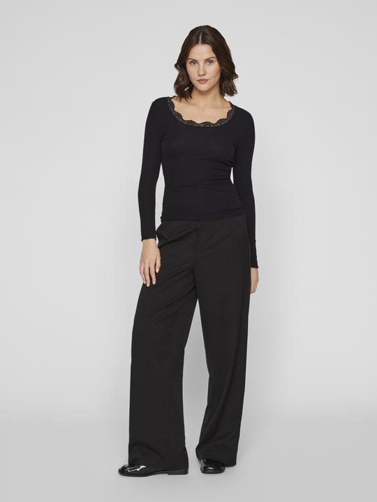 Actual product image Vila Round neck top with long sleeves (S)