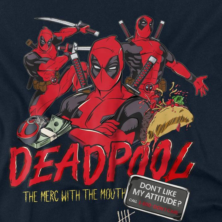 Immagine prodotto Deadpool Attitude Maglietta Adulto Unisex (XL)