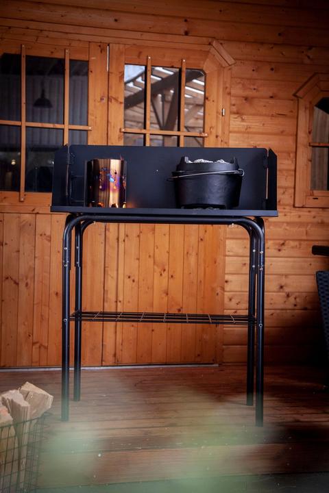 Actual product image Grillfürst Dutch Oven Station / Dutch Oven Table with Windshield