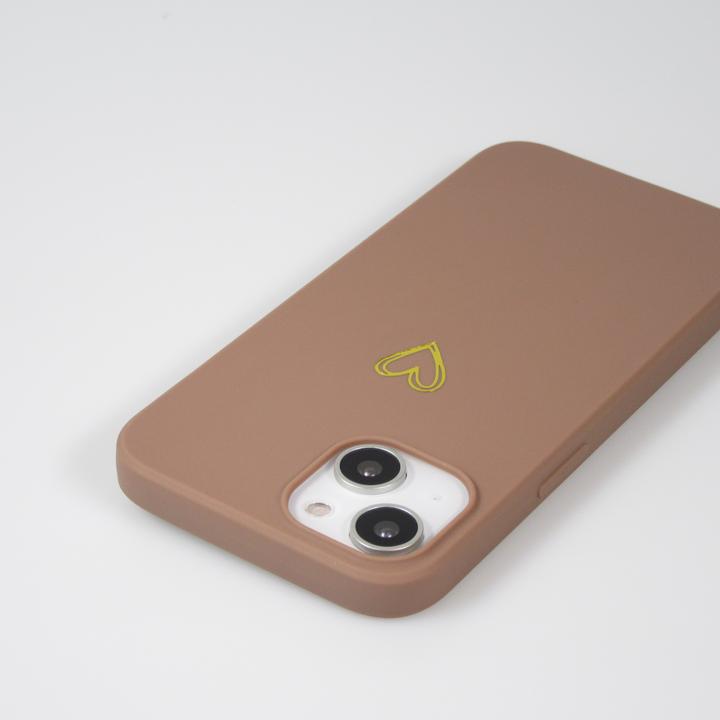 Immagine prodotto PhoneLook Cover in silicone opaco design cuore oro (Apple iPhone 15)