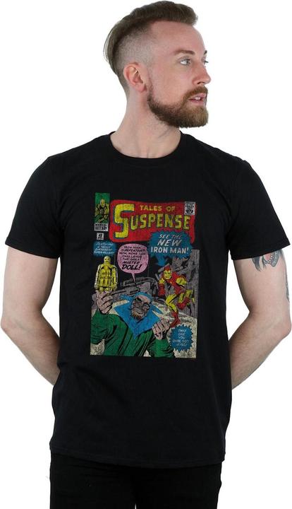 Produktbild Iron Man Distressed Suspense Cover TShirt (M)