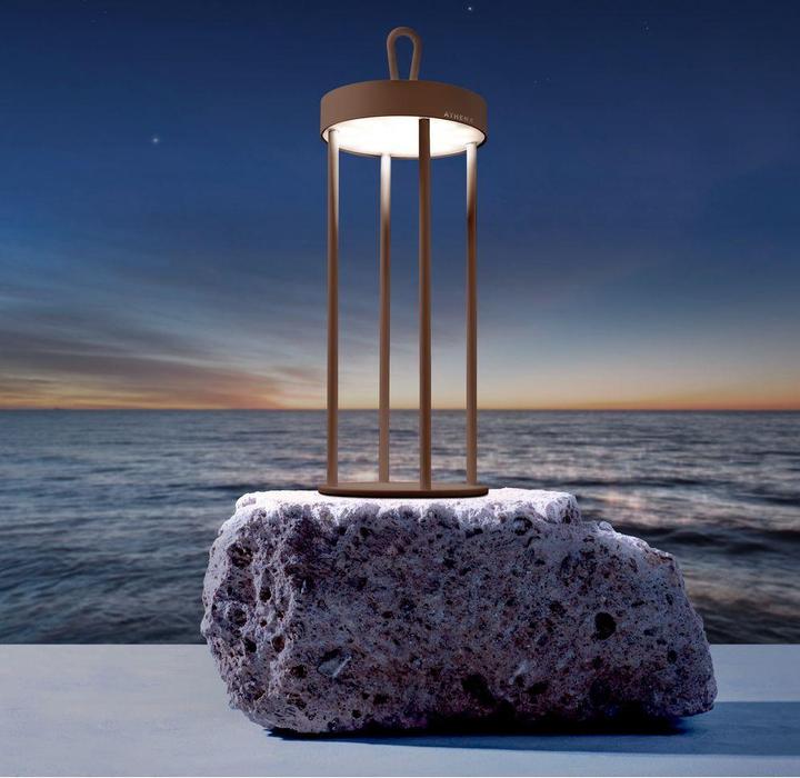 Produktbild Century LED Tischlampe ATHENA corten 3W 3000K Dimm. IP54 Color (140 lm)