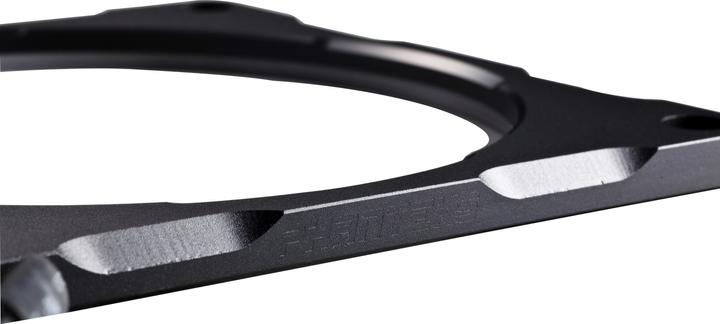 Actual product image Phanteks Halos Lux Digital 120mm Frame Digital RGB alu / black (Multicoloured)