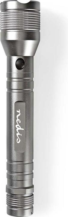 Immagine prodotto Nedis Torcia LED, Premium, 500lm - argento (4.40 cm, 500 lm)