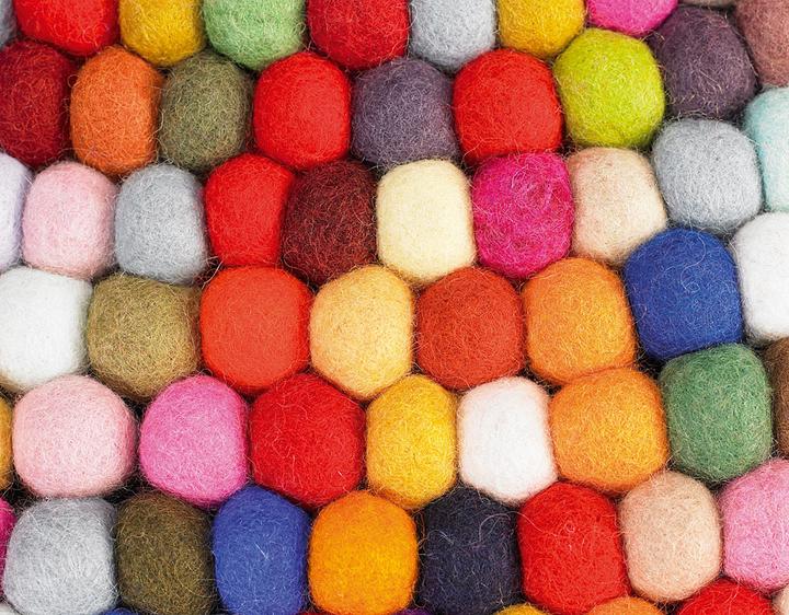 Produktbild HAY Pinocchio Rug 90 cm Multi Colour (Ø 90 cm)