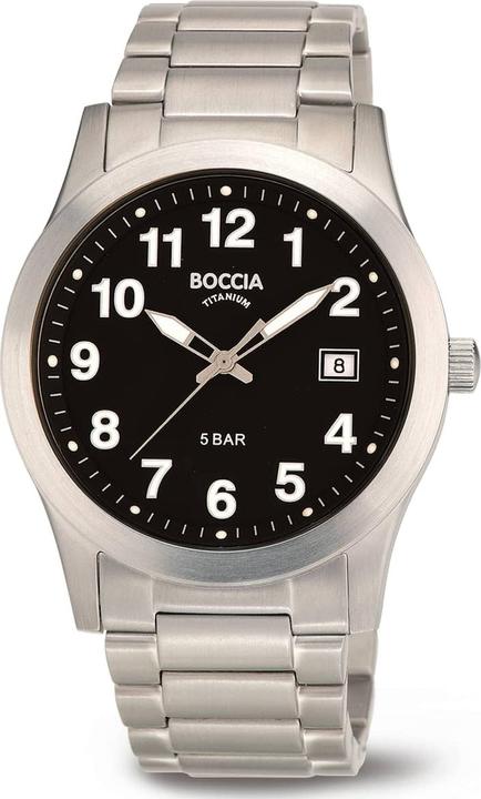 Produktbild Boccia 3619-03 Herrenuhr Titanium 40mm 5ATM (Analoguhr, 40 mm)