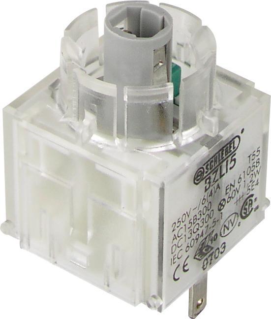 Actual product image Schlegel BZLI5 AU Illuminated pushbutton contact transmitter 1S