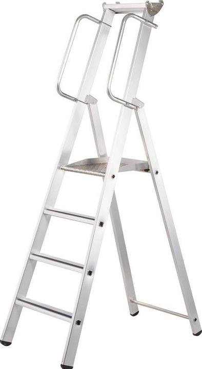 Actual product image Zarges Aluminum stepladder with large platform (Stepladder, 215 cm)
